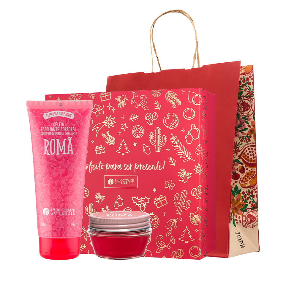 Presente Dupla de Banho Romã